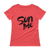 Ladies' Scoopneck T-Shirt-Sun Me