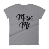 Women's short sleeve t-shirt-Music Me