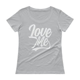 Ladies' Scoopneck T-Shirt-Love Me