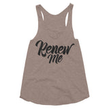 Women's Tri-Blend Racerback Tank-Renew Me