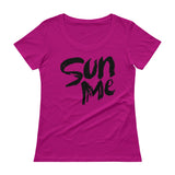 Ladies' Scoopneck T-Shirt-Sun Me