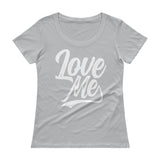Ladies' Scoopneck T-Shirt-Love Me