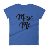 Women's short sleeve t-shirt-Music Me