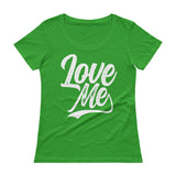 Ladies' Scoopneck T-Shirt-Love Me