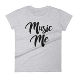 Women's short sleeve t-shirt-Music Me