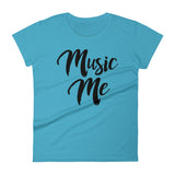 Women's short sleeve t-shirt-Music Me