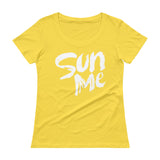 Ladies' Scoopneck T-Shirt-Sun Me