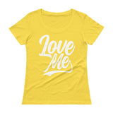 Ladies' Scoopneck T-Shirt-Love Me