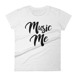 Women's short sleeve t-shirt-Music Me