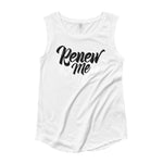 Ladies’ Cap Sleeve T-Shirt-Renew Me