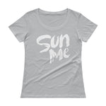 Ladies' Scoopneck T-Shirt-Sun Me