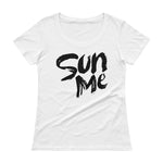 Ladies' Scoopneck T-Shirt-Sun Me