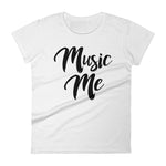 Women's short sleeve t-shirt-Music Me